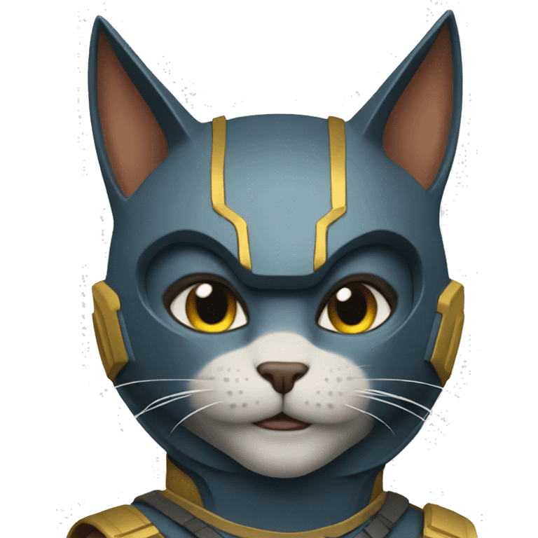 gato super heroe emoji