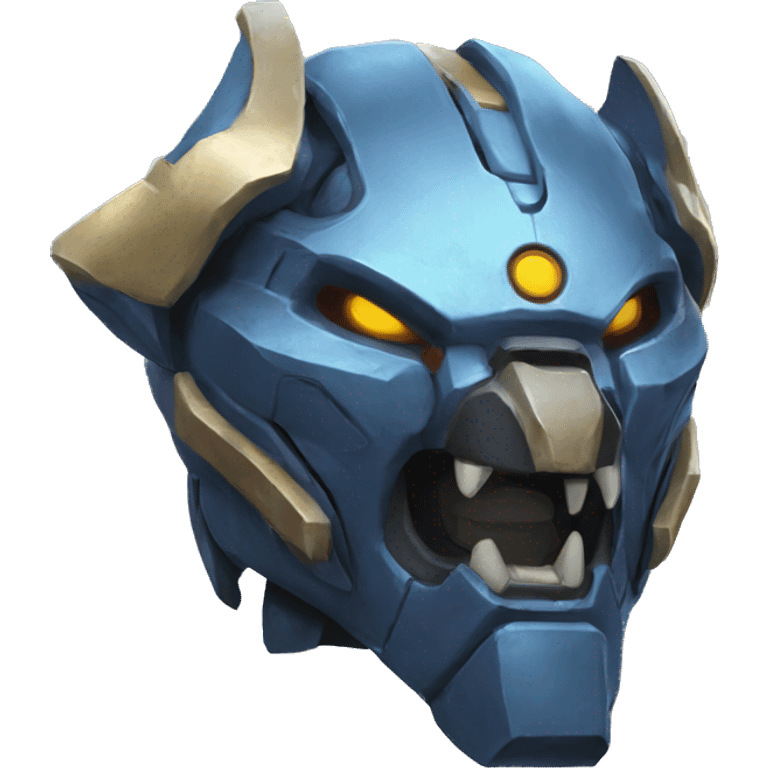 Protogen head pats emoji