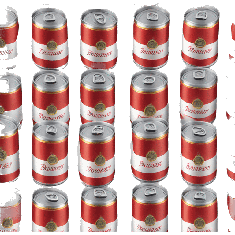 Can of Budweiser  emoji