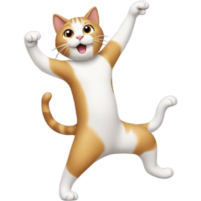 Cat dancing emoji