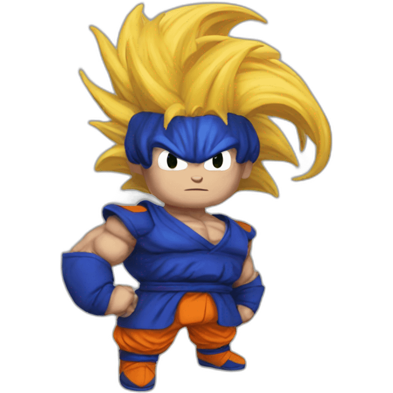 Donald trump as a Dragon Ball character emoji