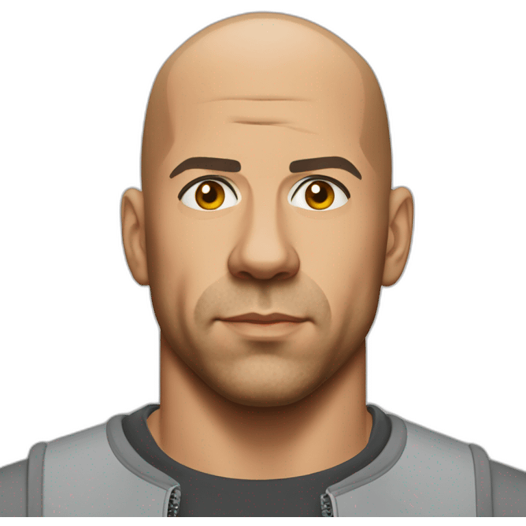 actor vin diesel serious emoji