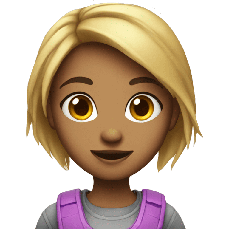 Cute gamer girl emoji