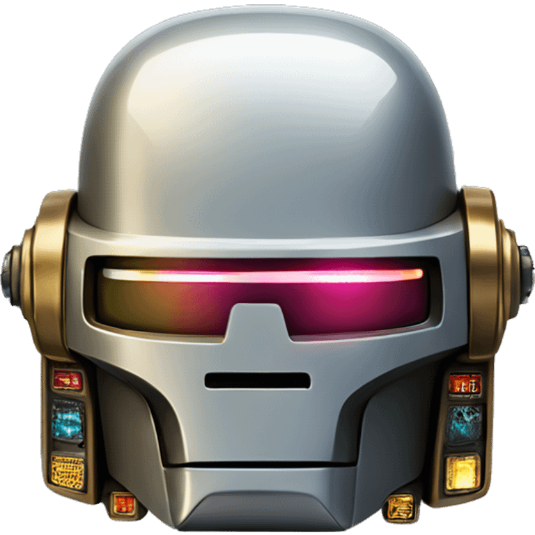 Reed LED DaftPunk-style robot talk box emoji