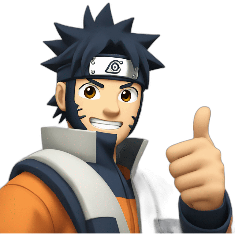 Naruto thumbs up emoji