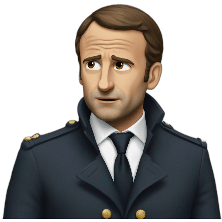 macron qui pleure emoji