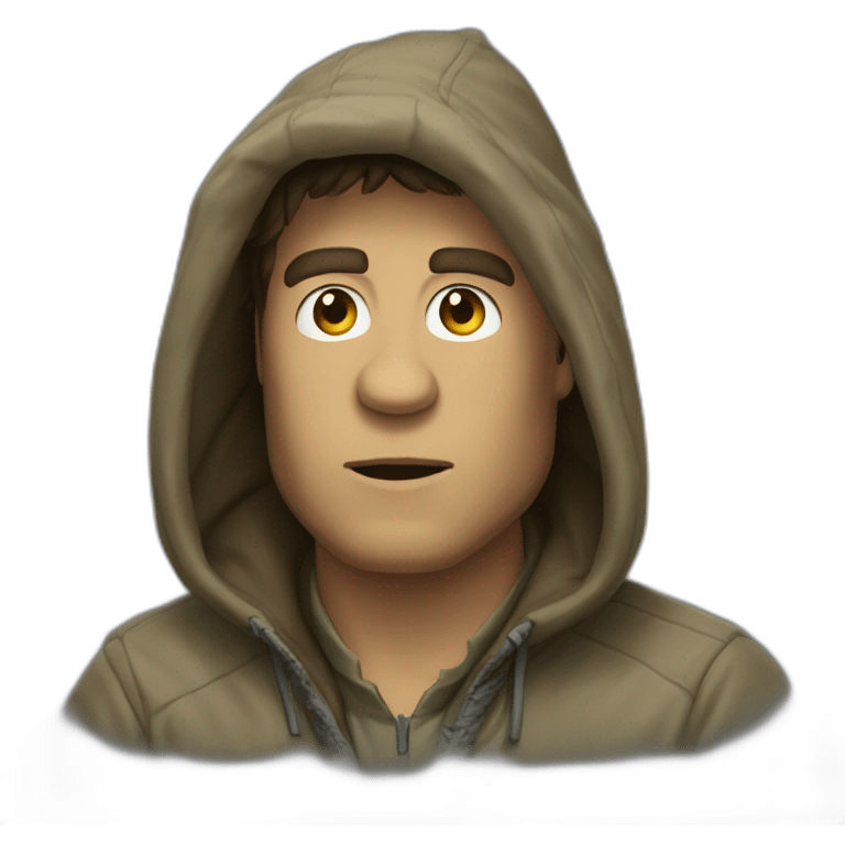 Kerchak cagoule emoji