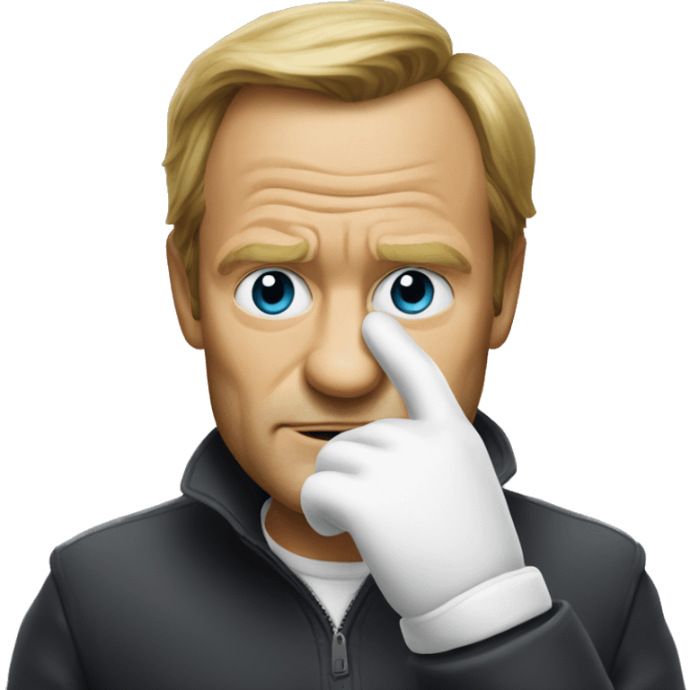 donald tusk wearing gloves emoji