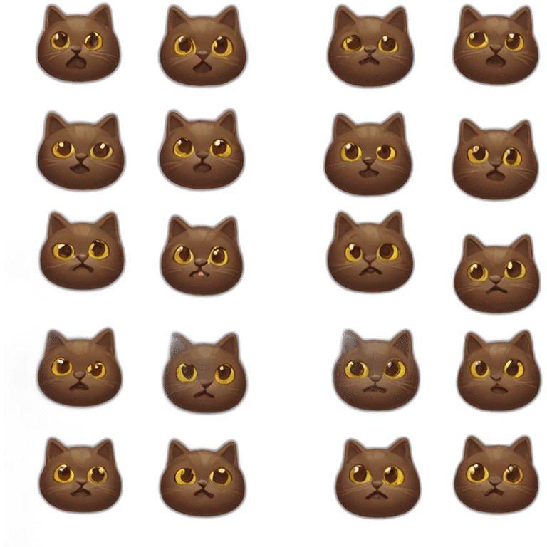 Poop of the cat emoji