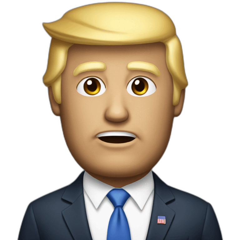 Donal trump cuerpo emoji