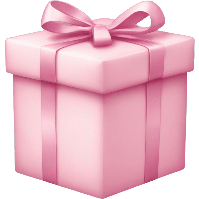 Light pink present emoji