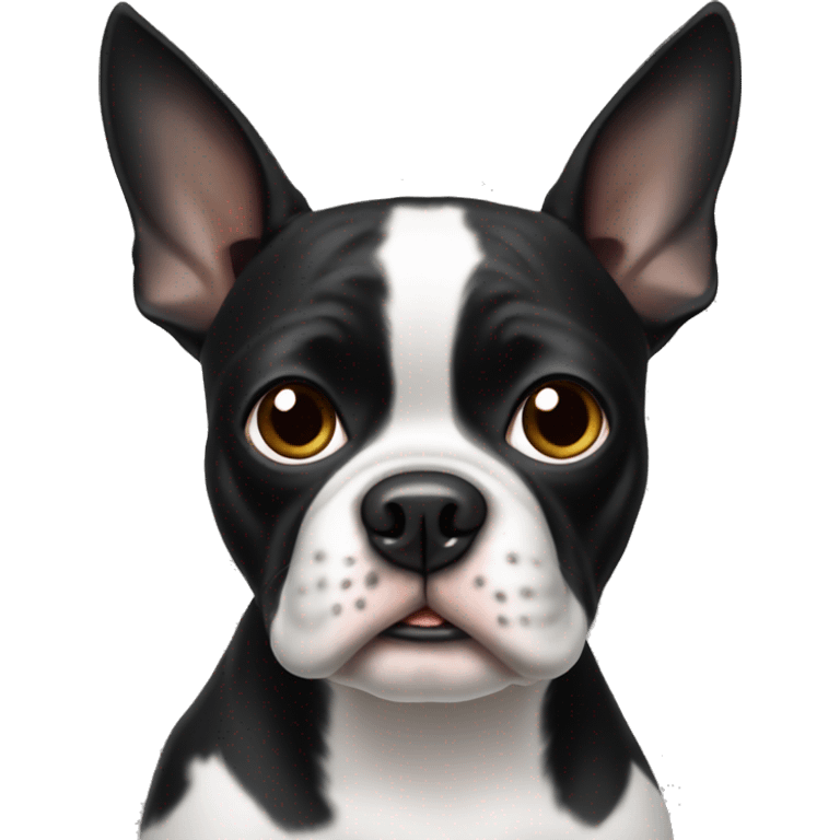 Boston terrior emoji