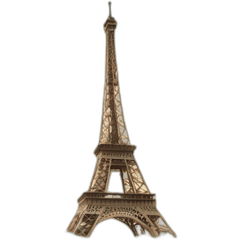 eiffel tower on the seaside emoji