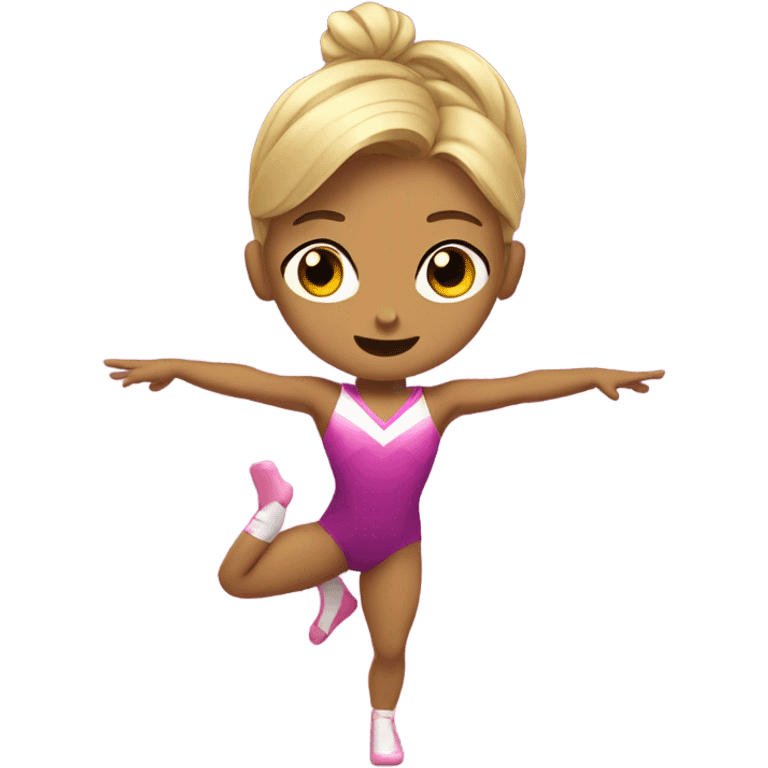 A double twist in gymnastics  emoji