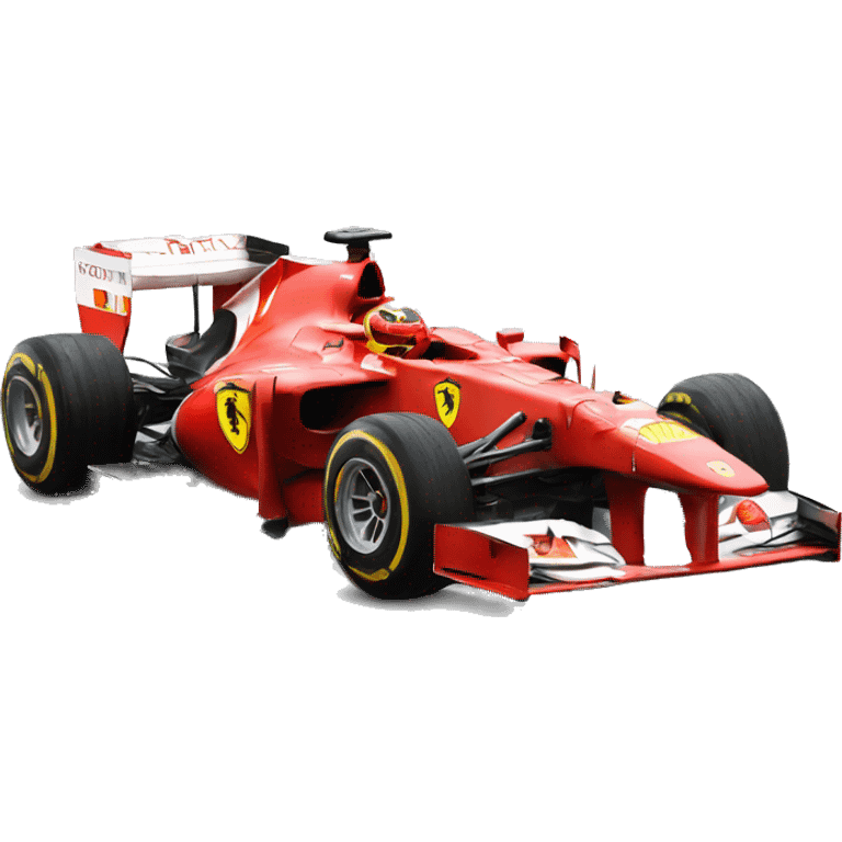 ferrari formula one car emoji