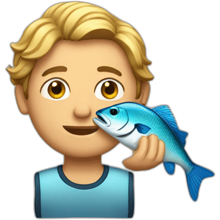 brad with fish on it emoji