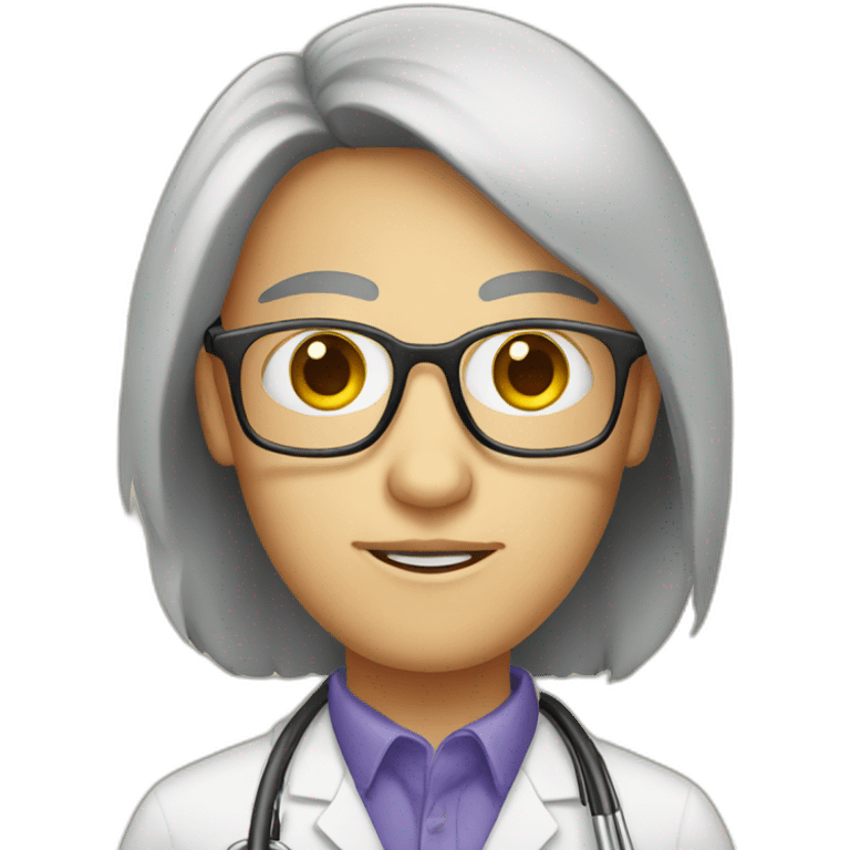 An optician with a strabismus emoji