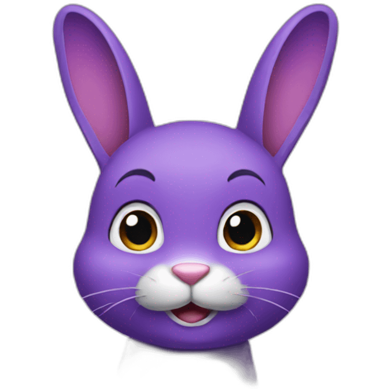 purple rabbit emoji