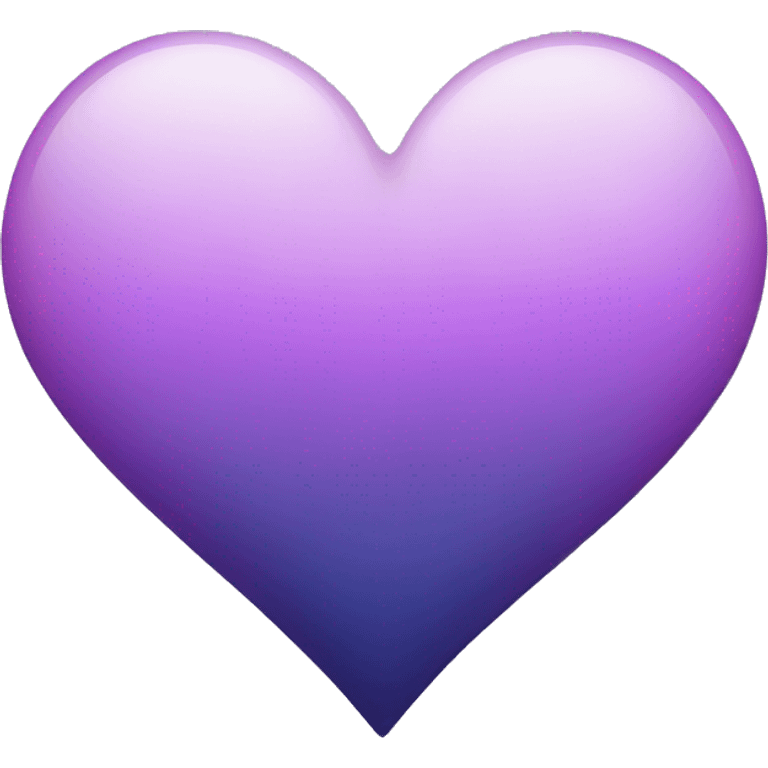 Lilac-violet-indigo-gradient heart emoji