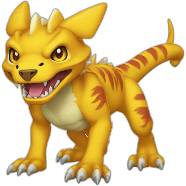 Digimon Agumon emoji