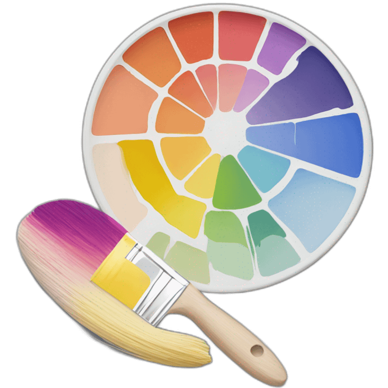 paint palette emoji