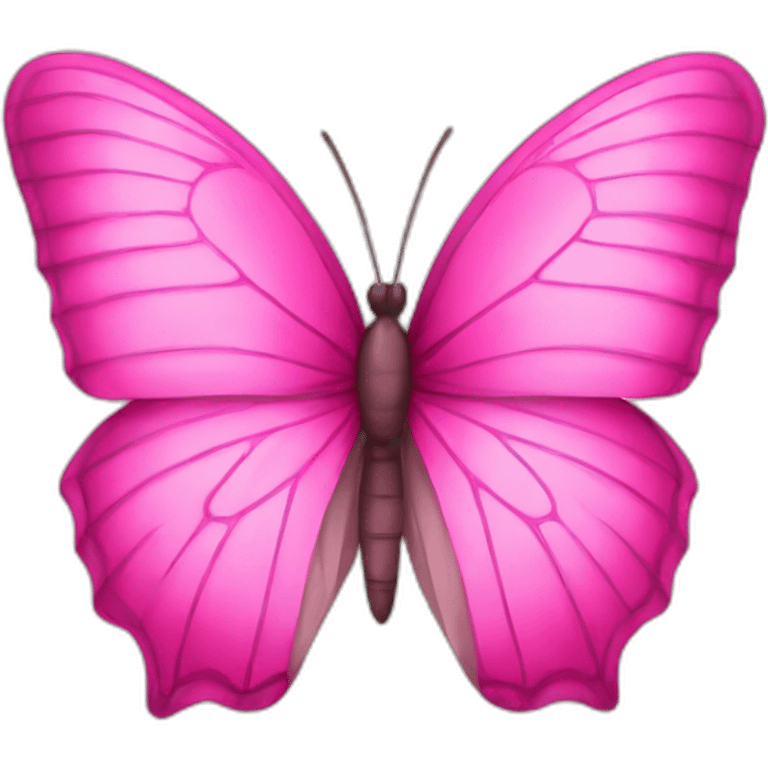 pink butterfly emoji