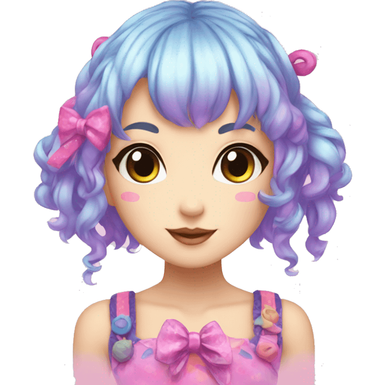 kawaii decora girl emoji