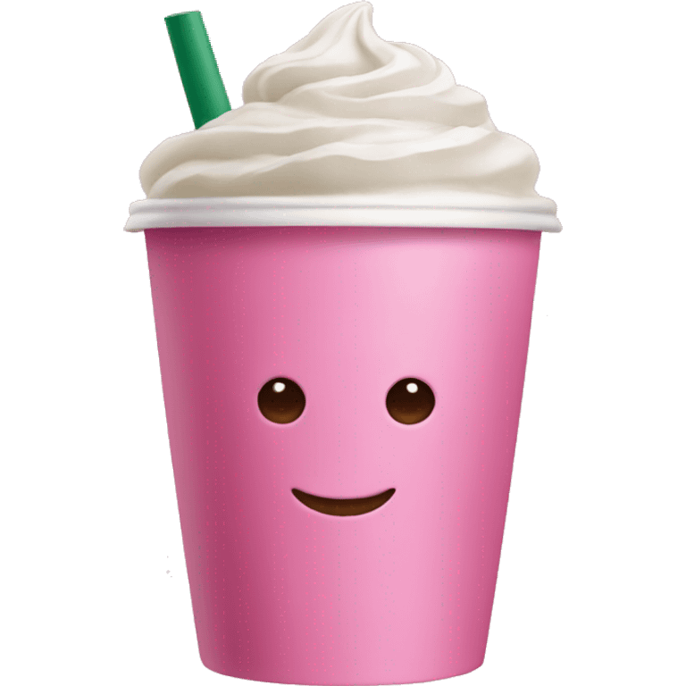 pink starbucks emoji