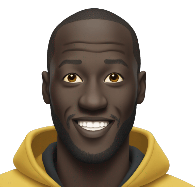 Stormzy smiling emoji