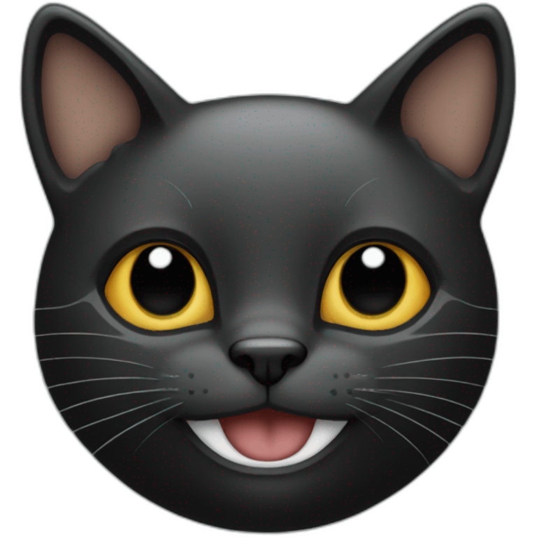 cat-black-smile emoji