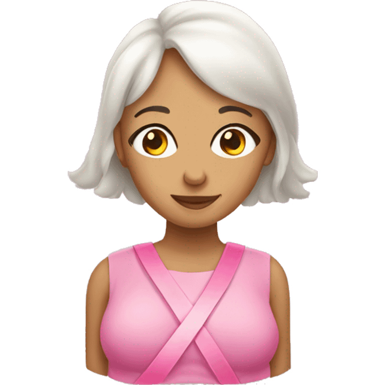 breast cancer survivor emoji