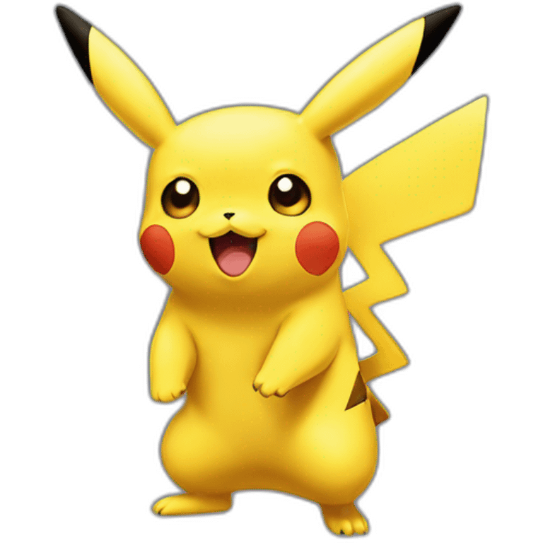 Pikachu énervé emoji