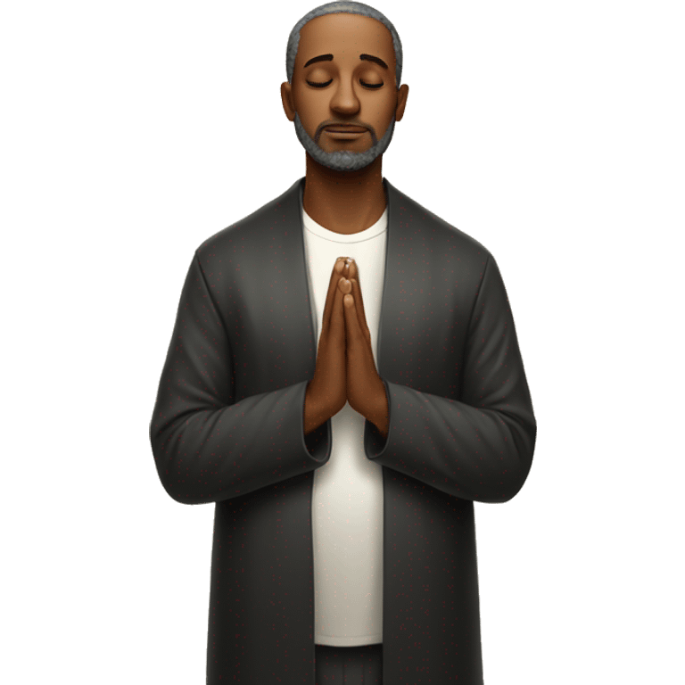 man prays orthodox  emoji