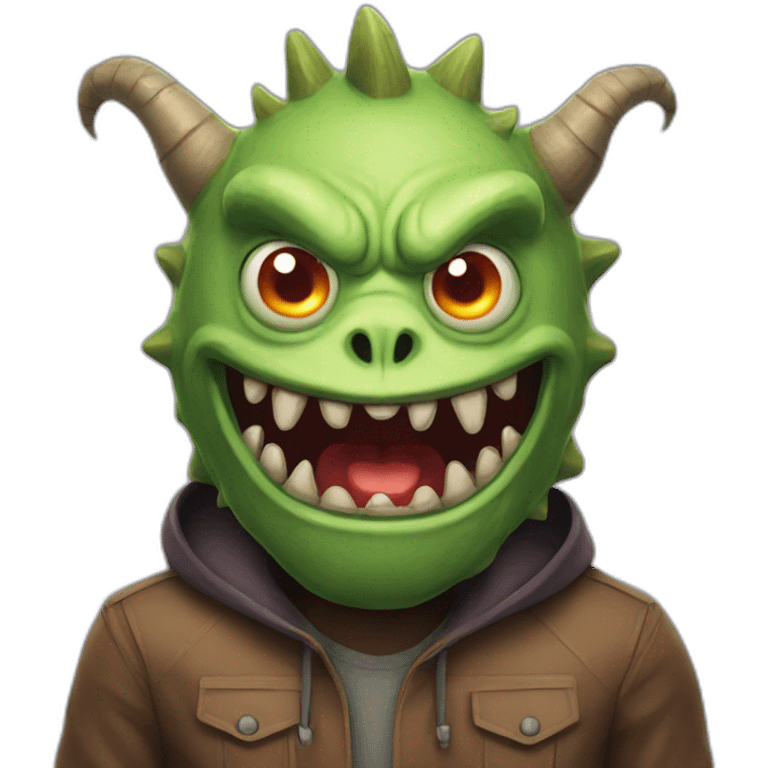 monstre monster emoji