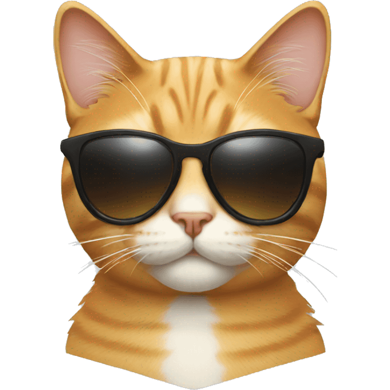 Cat in sunglasses emoji