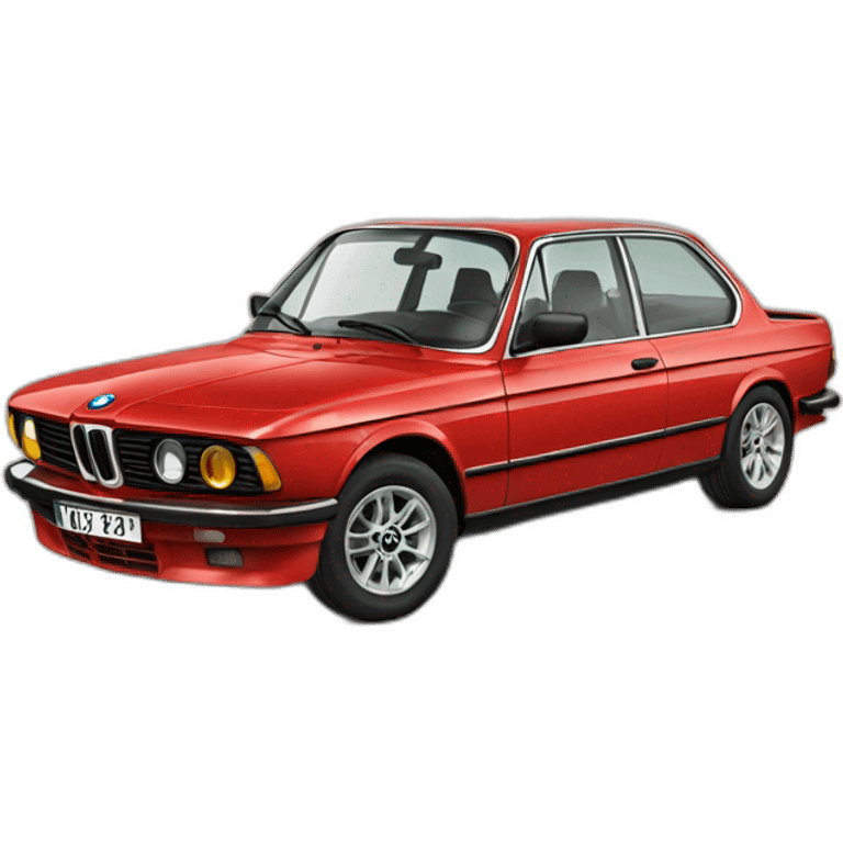 Old Red bmw emoji