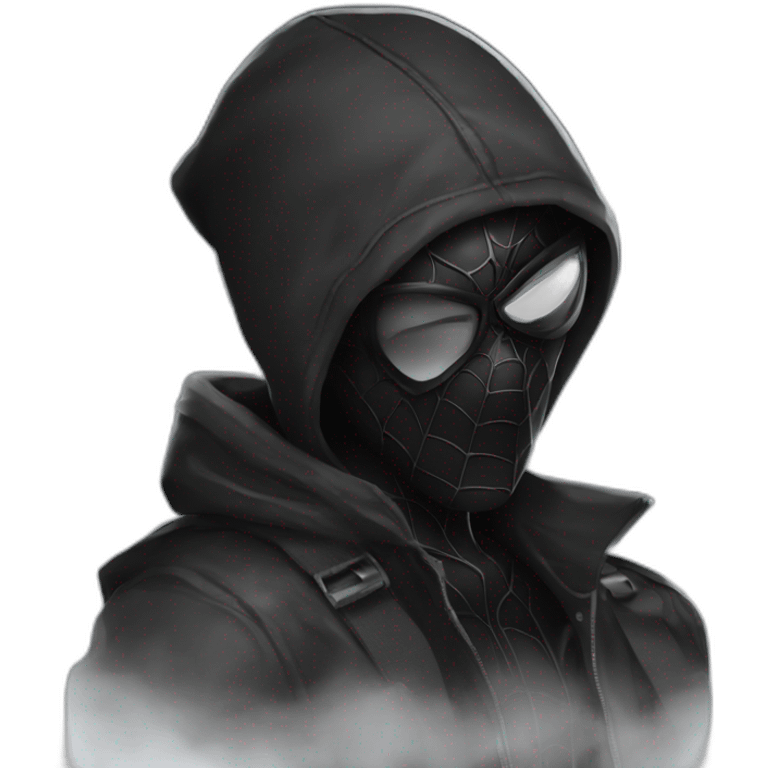 Spiderman noir emoji