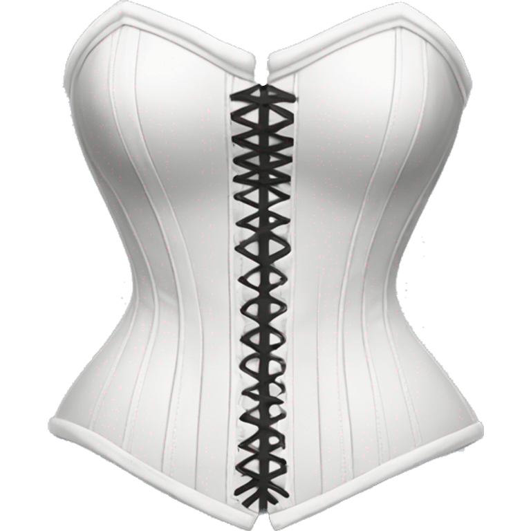 White corset  emoji