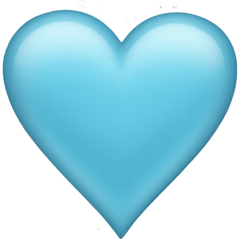 Light blue heart emoji