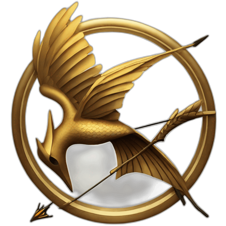 hunger games mocking jay emoji