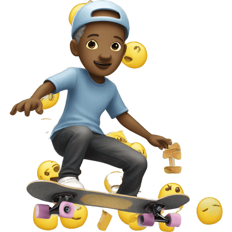 A mini skateboard ￼ emoji