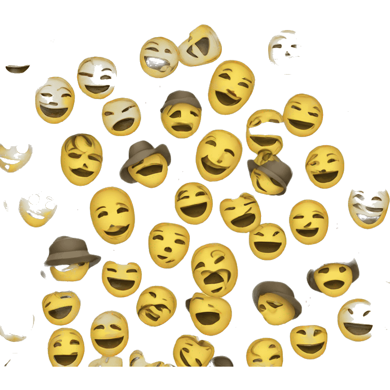 anonymous hacker mask circle shape emoji