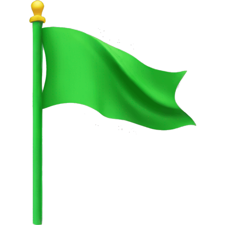 Green flag emoji