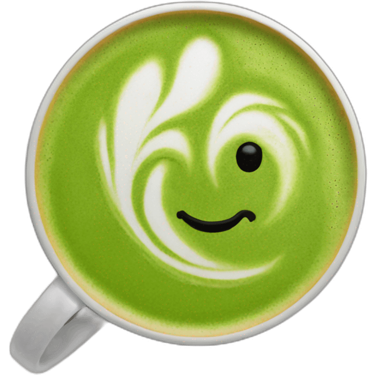 matcha capuccino emoji