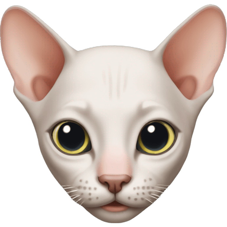 Hairless cat emoji