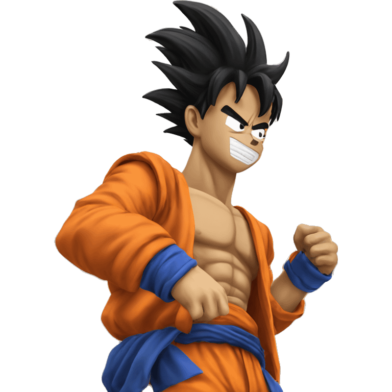 Goku drunk as fuck in discoteca emoji