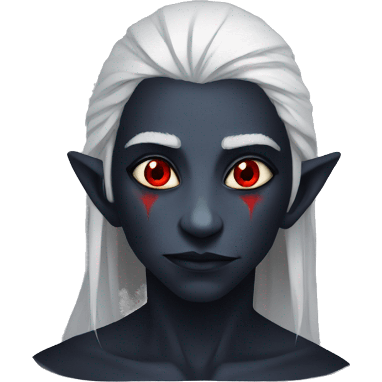 drow, red eyes emoji