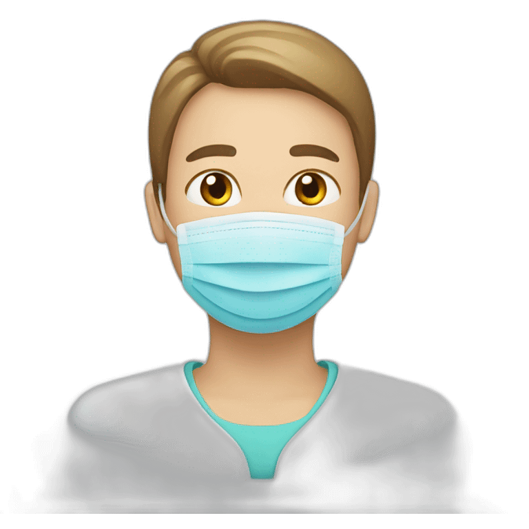 patient with a mouth guard emoji