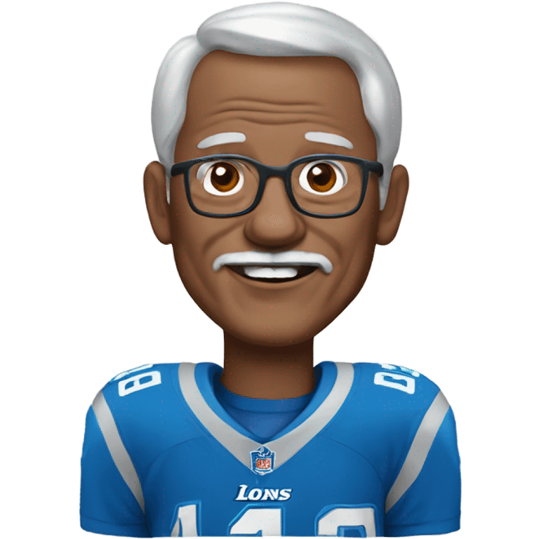 Detroit Lions grandpa emoji