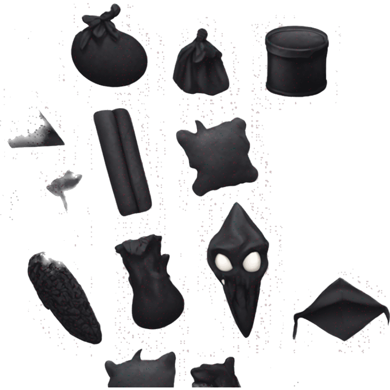 Goth objects emoji